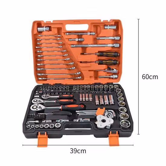 121 PCS Tool Car Motorcycle Home Socket Mechanic Wrench Ratchet Sets