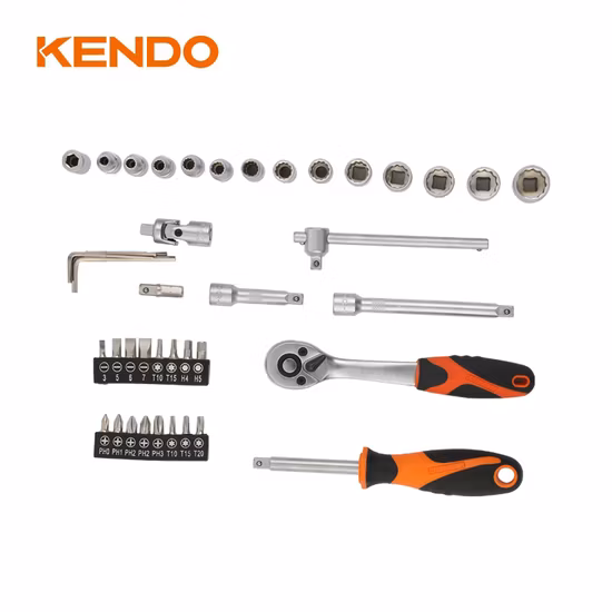 Kendo 42 PCS Professional Household Auto Repair Tool Set with BMC Box Tool Set Mechanic